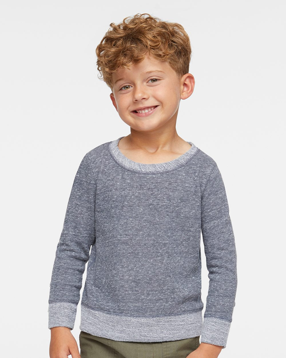 Toddler Harborside Mélange French Terry Crewneck Sweatshirt | 3379