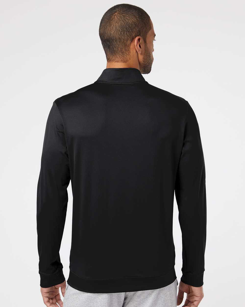 Men's Textured Quarter-Zip Pullover | A295