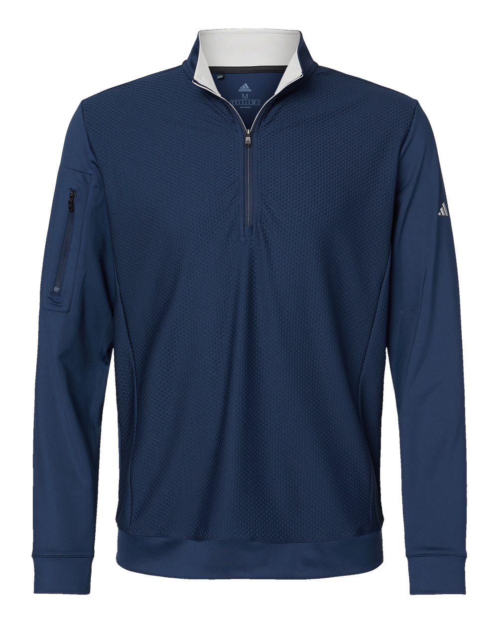 Men's Textured Quarter-Zip Pullover | A295