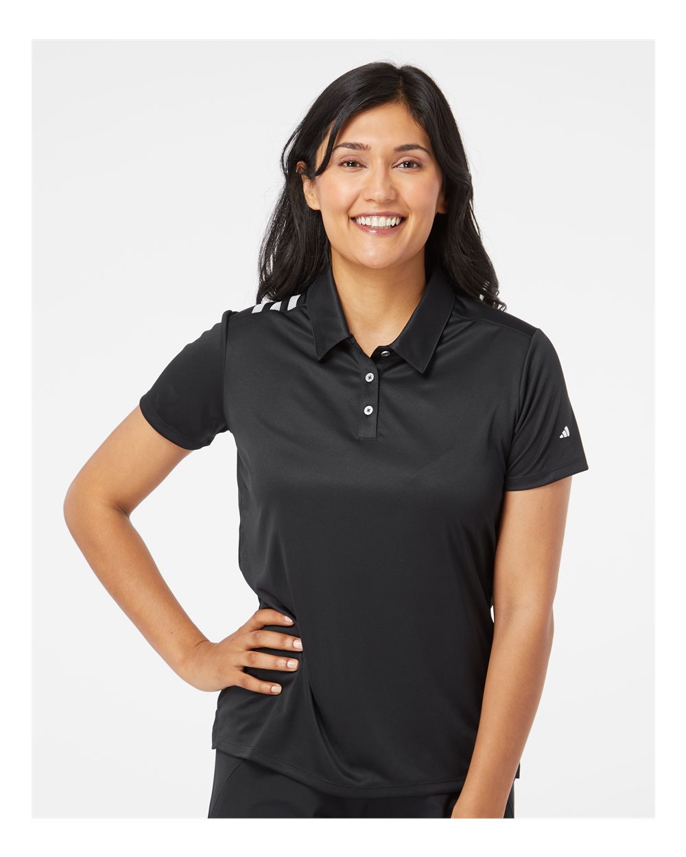 Women's 3-Stripes Shoulder Polo | A325