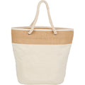 Jute Accent 12oz Cotton Canvas Rope Tote | 7900-22 image 1