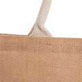 Jute Shopper Tote with Recycled Cotton Pocket | 7900-88 image 1