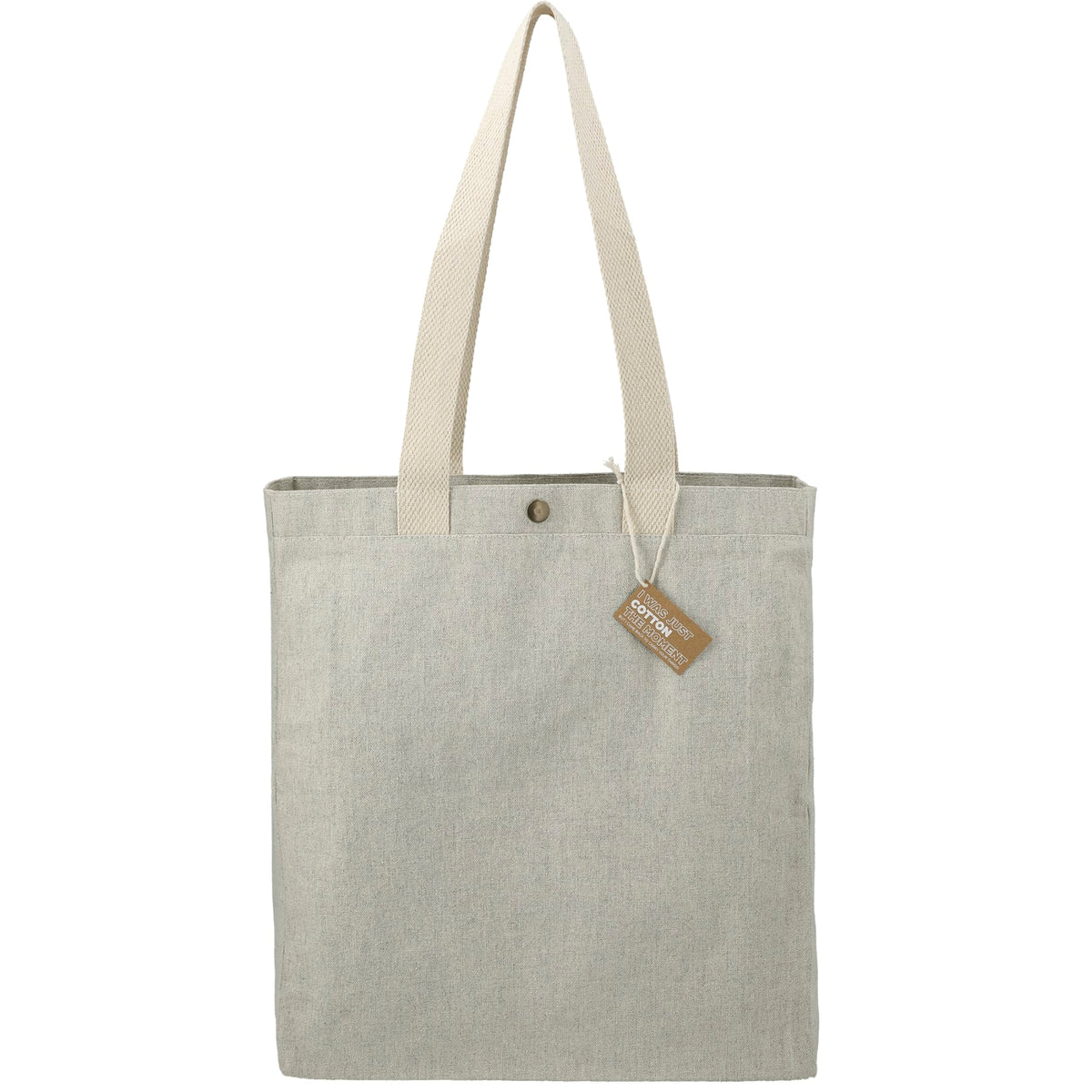Repose 10oz Recycled Cotton Box Tote w/Snap | 7901-02 image 2