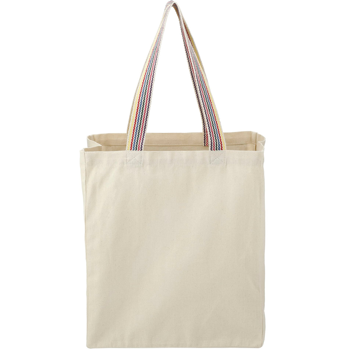 Rainbow Recycled 6oz Cotton Grocery Tote | 7901-03 image 1