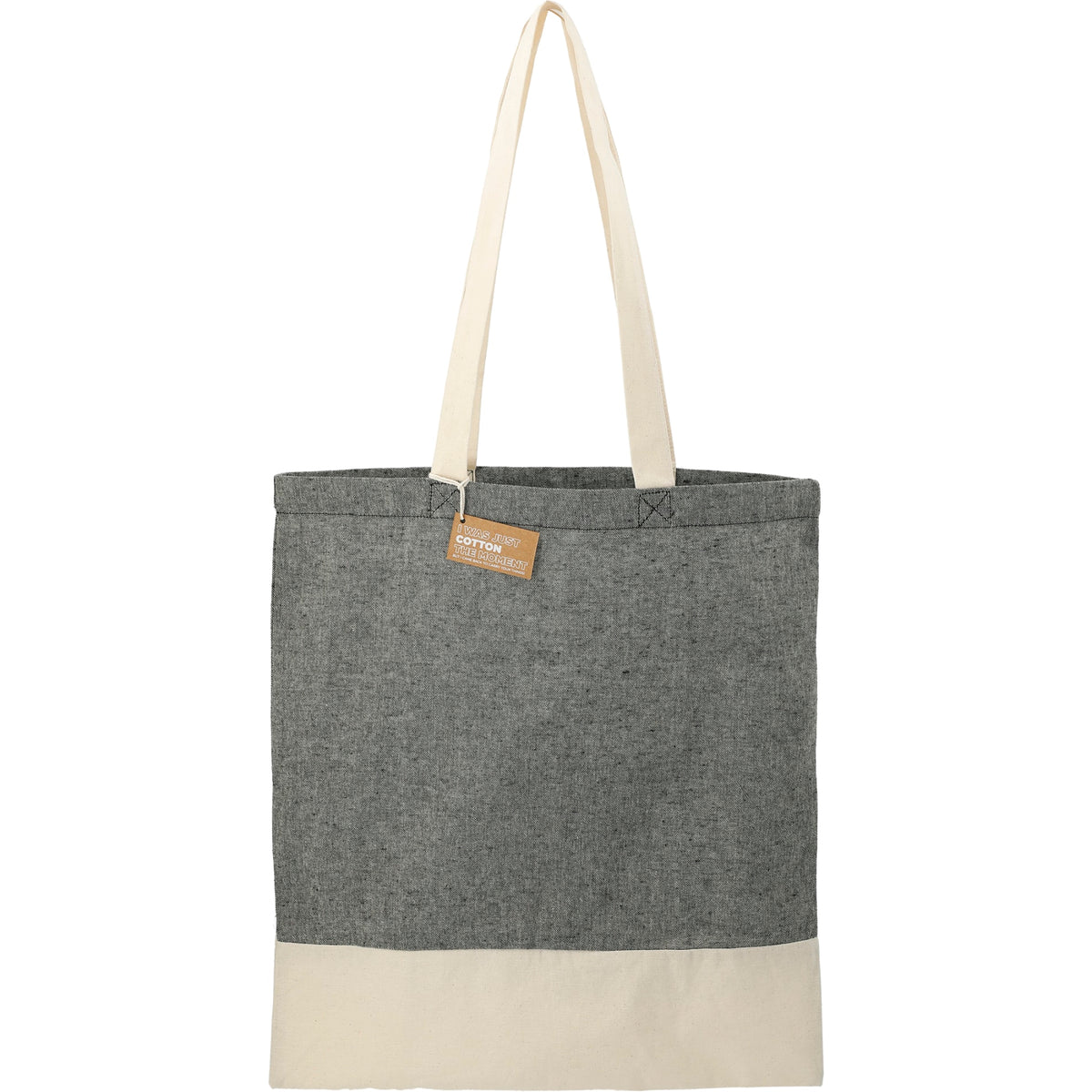 Split Recycled 5oz Cotton Twill Convention Tote | 7901-08 image 1