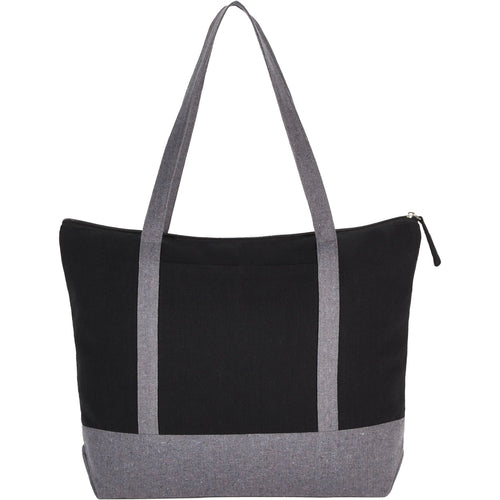 Repose 10oz Recycled Cotton Zippered Tote | 7901-11 image 1