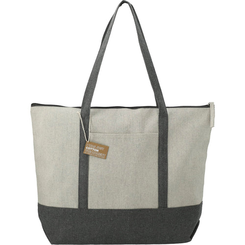 Repose 10oz Recycled Cotton Zippered Tote | 7901-11 image 2