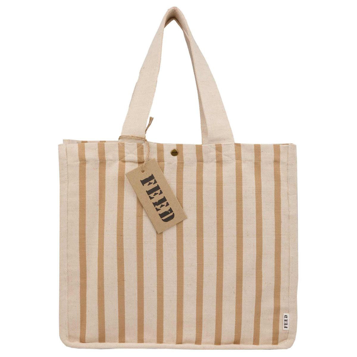 FEED Cotton and Jute Striped Tote | 7901-47 image 1