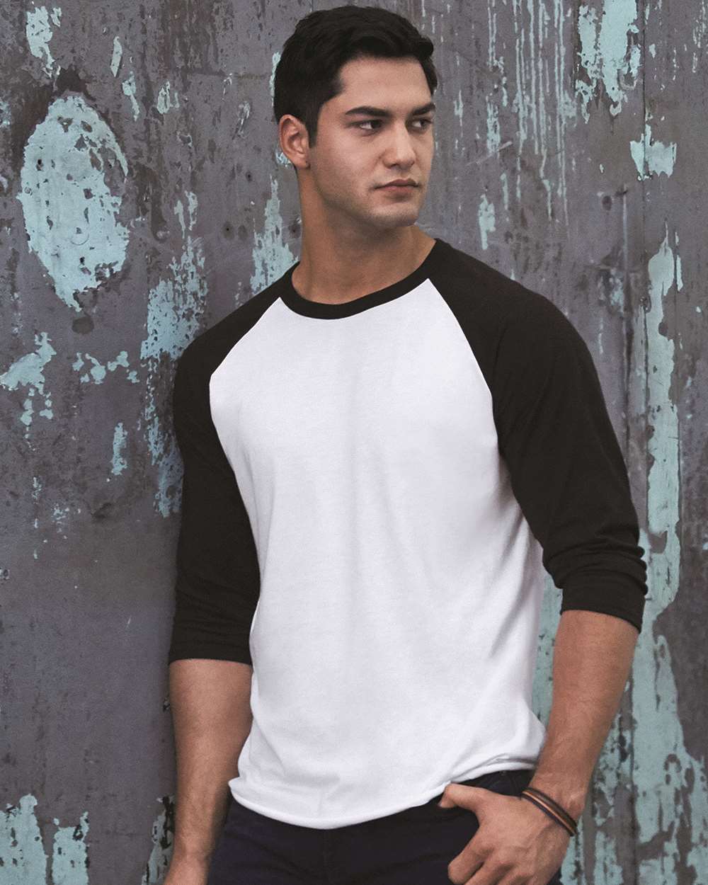 Premium Blend Ringspun Three-Quarter Sleeve Raglan Baseball T-Shirt | 560RR