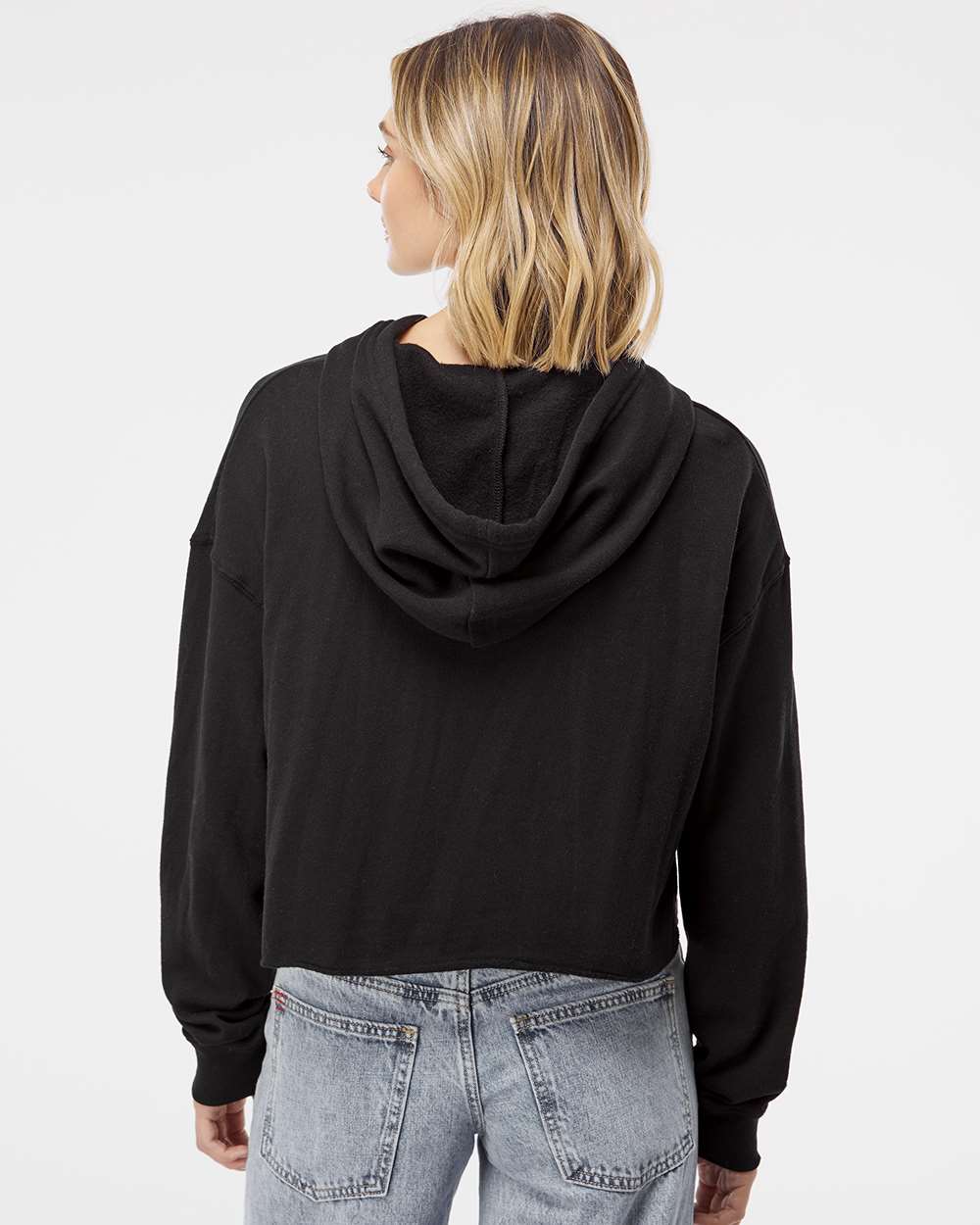 Women’s Lightweight Crop Hooded Sweatshirt | AFX64CRP