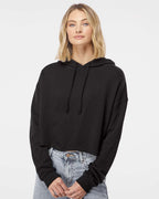 Women’s Lightweight Crop Hooded Sweatshirt | AFX64CRP
