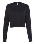 Sudadera Crop de Forro Polar para Mujer con Cuello Redondo | 7503