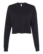 Sudadera Crop de Forro Polar para Mujer con Cuello Redondo | 7503