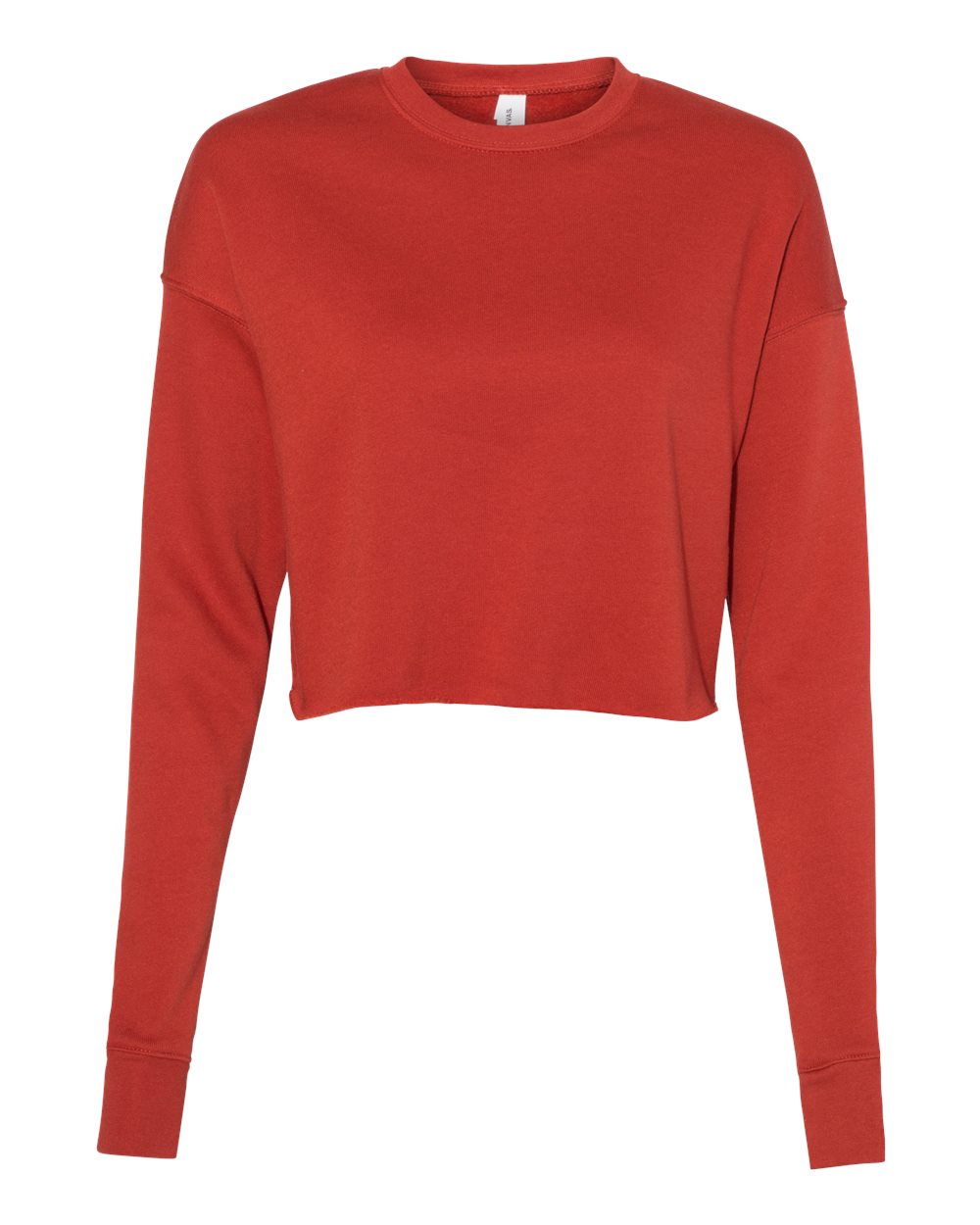 Women's Crop Fleece Crewneck Sweatshirt | 7503