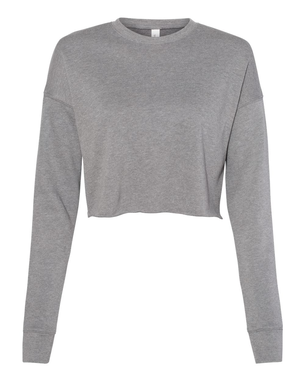 Women's Crop Fleece Crewneck Sweatshirt | 7503