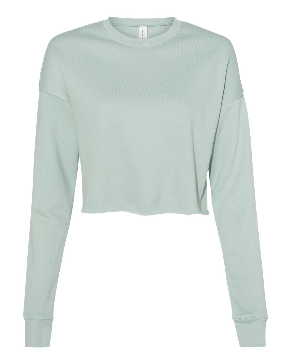 Women's Crop Fleece Crewneck Sweatshirt | 7503