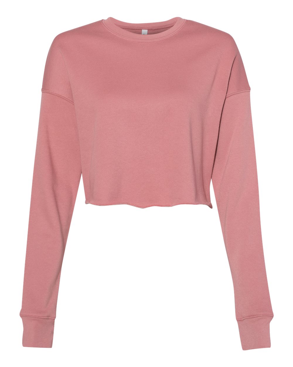 Sudadera Crop de Forro Polar para Mujer con Cuello Redondo | 7503