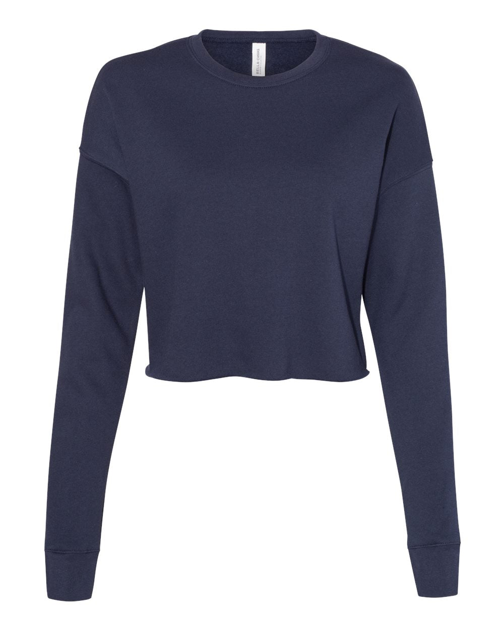 Bella + Canvas 7503 Women's Crop Crewneck Sweatshirt