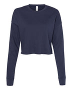 Bella + Canvas 7503 Women's Crop Crewneck Sweatshirt