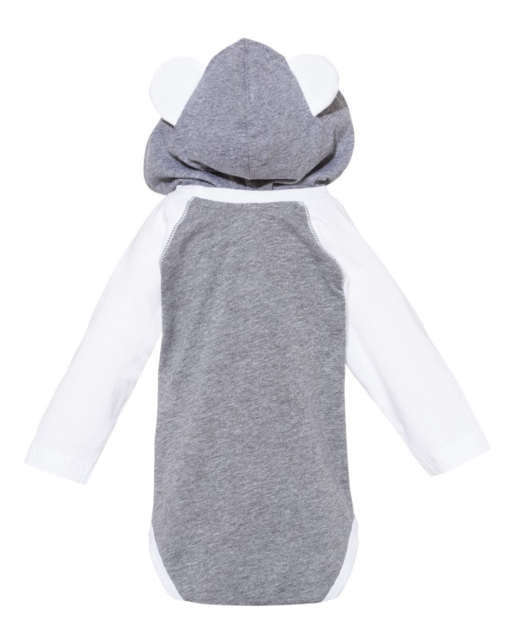 Infant Fine Jersey Character Hooded Long Sleeve Bodysuit with Ears | 4418