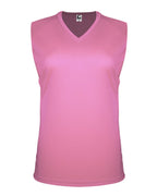 Women's Sleeveless V-Neck T-Shirt | 5663