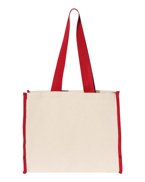 14L Tote with Contrast-Color Handles | Q1100