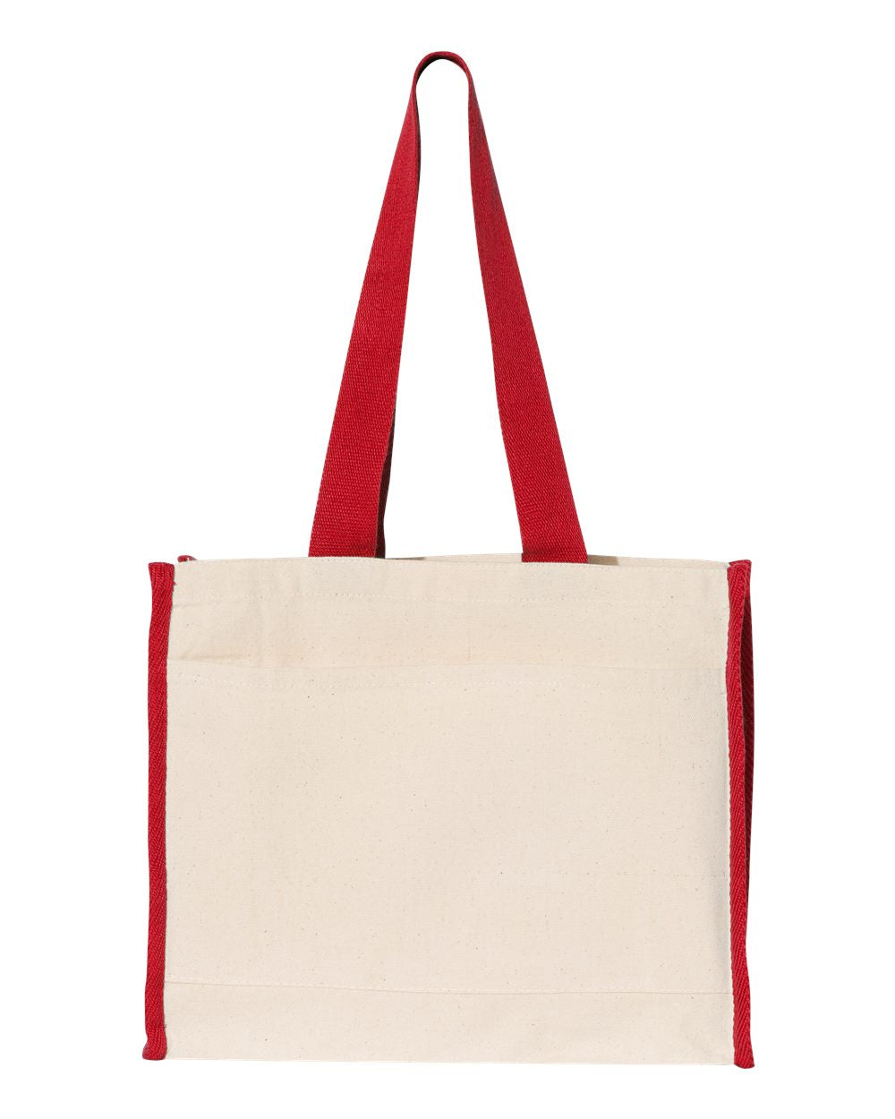 14L Tote with Contrast-Color Handles | Q1100