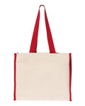 14L Tote with Contrast-Color Handles | Q1100
