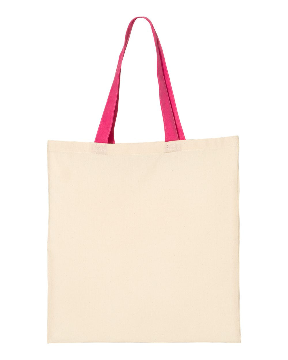 Economical Tote with Contrast-Color Handles | QTB6000