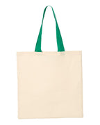Economical Tote with Contrast-Color Handles | QTB6000