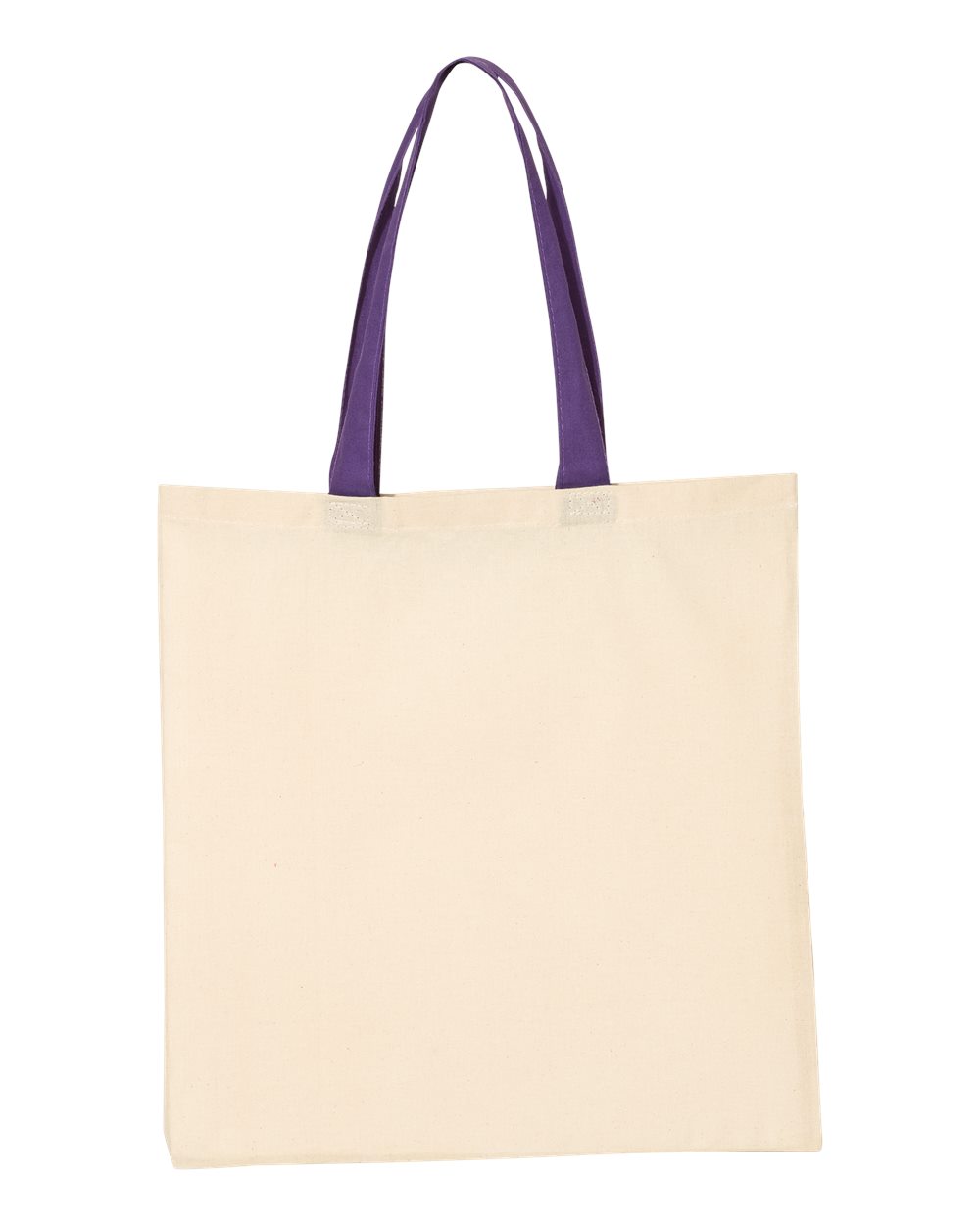 Economical Tote with Contrast-Color Handles | QTB6000