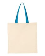 Economical Tote with Contrast-Color Handles | QTB6000