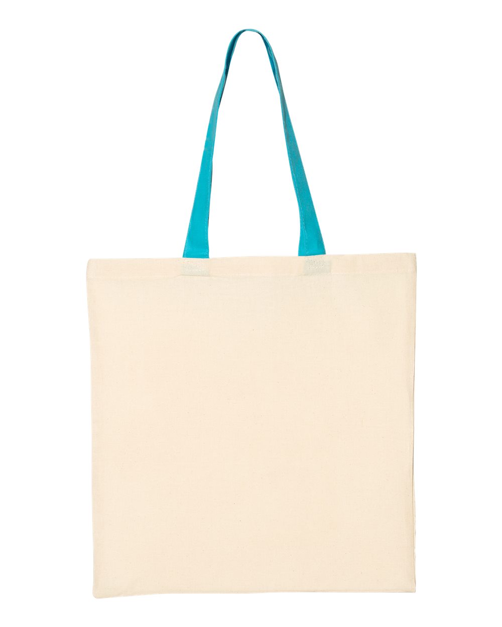Economical Tote with Contrast-Color Handles | QTB6000