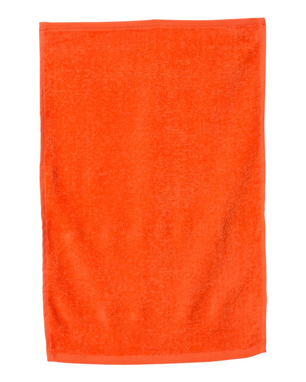 Q-Tees T300 Deluxe Hemmed Hand Towel - Orange