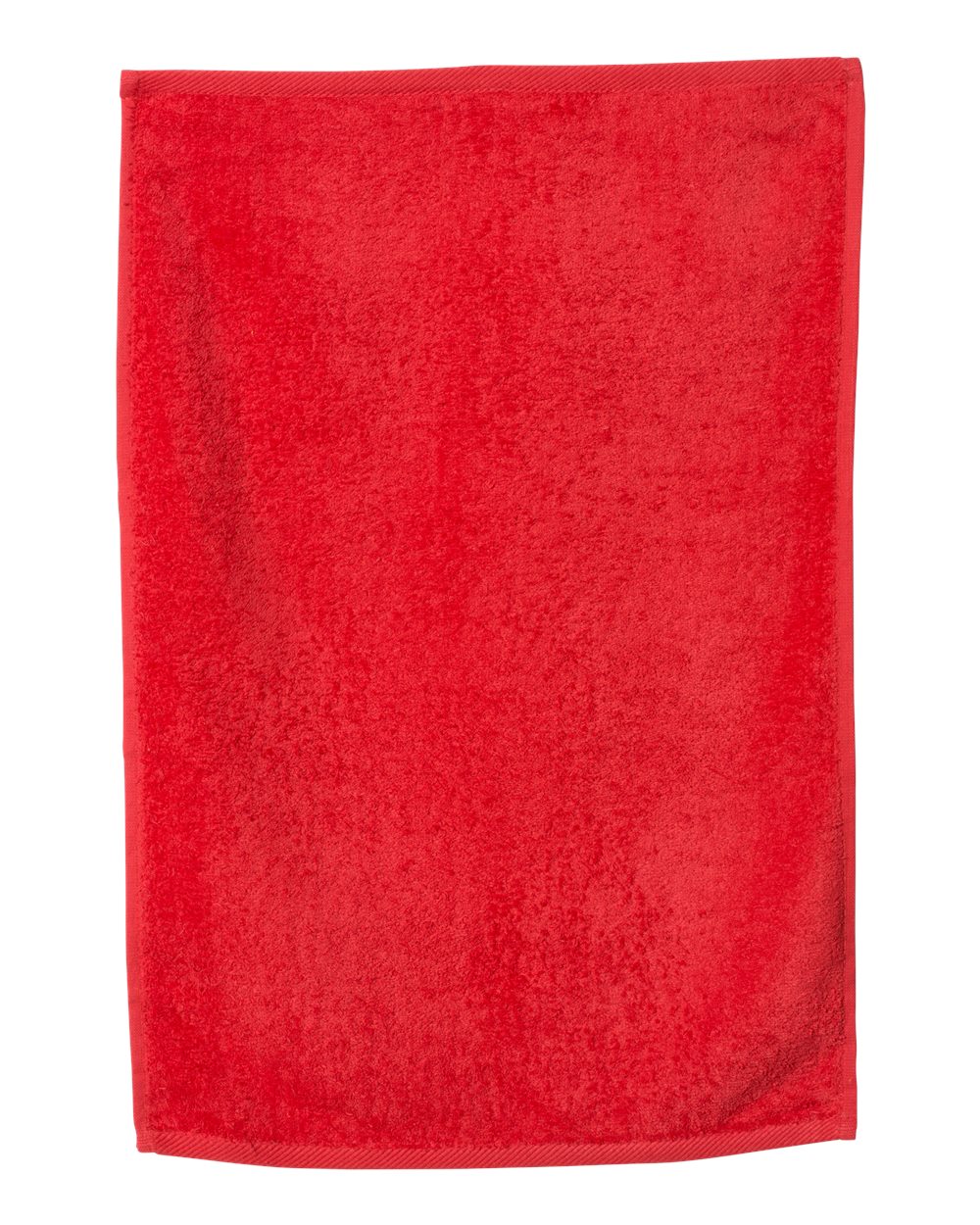 Q-Tees T300 Deluxe Hemmed Hand Towel - Red