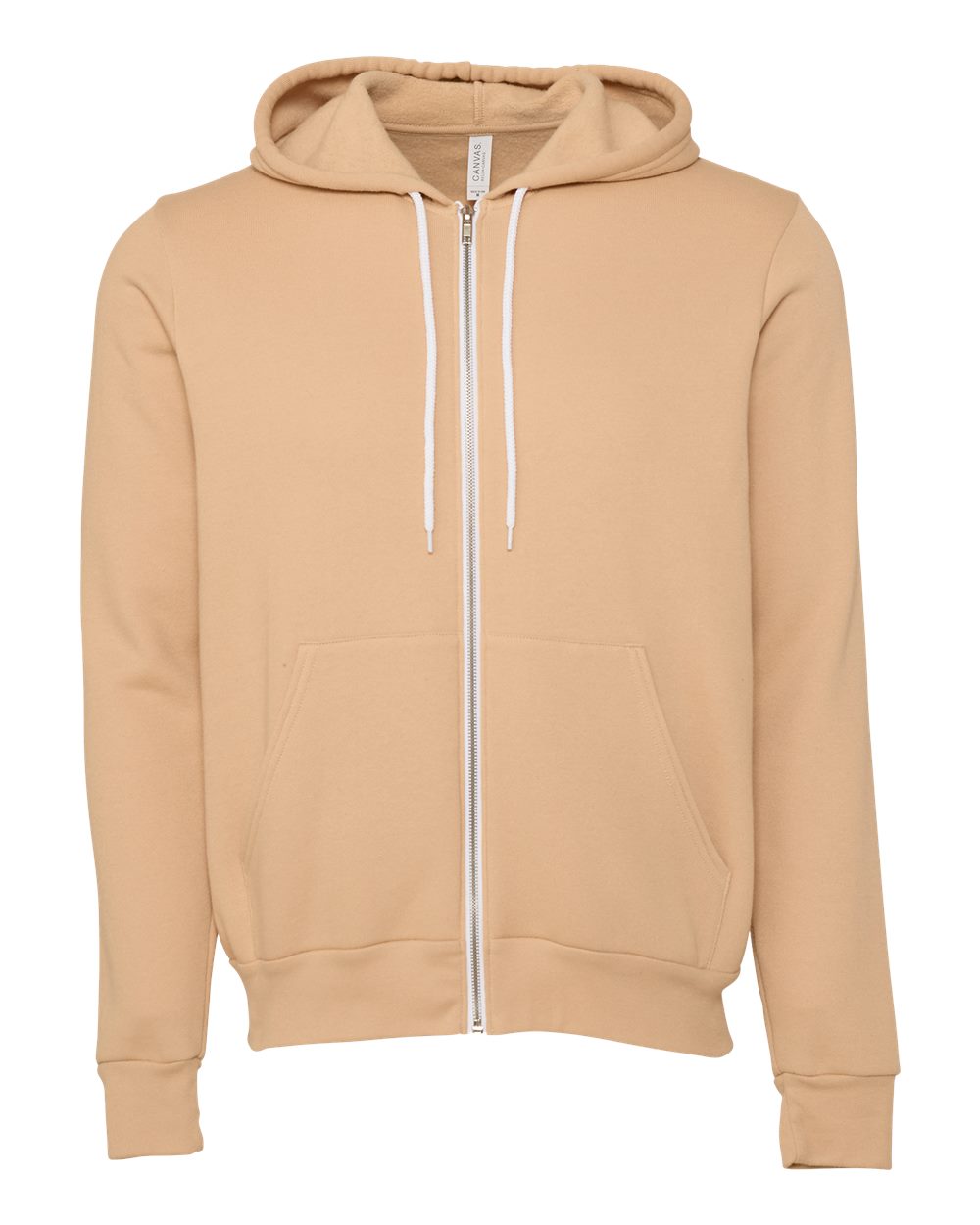 Sudadera con capucha unisex de forro polar esponjoso con cremallera completa | 3739