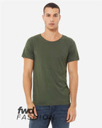 Unisex FWD Fashion Triblend Raw Neck Tee | 3414