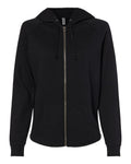 Sudadera con capucha para mujer California Wave Wash con cremallera completa | PRM2500Z