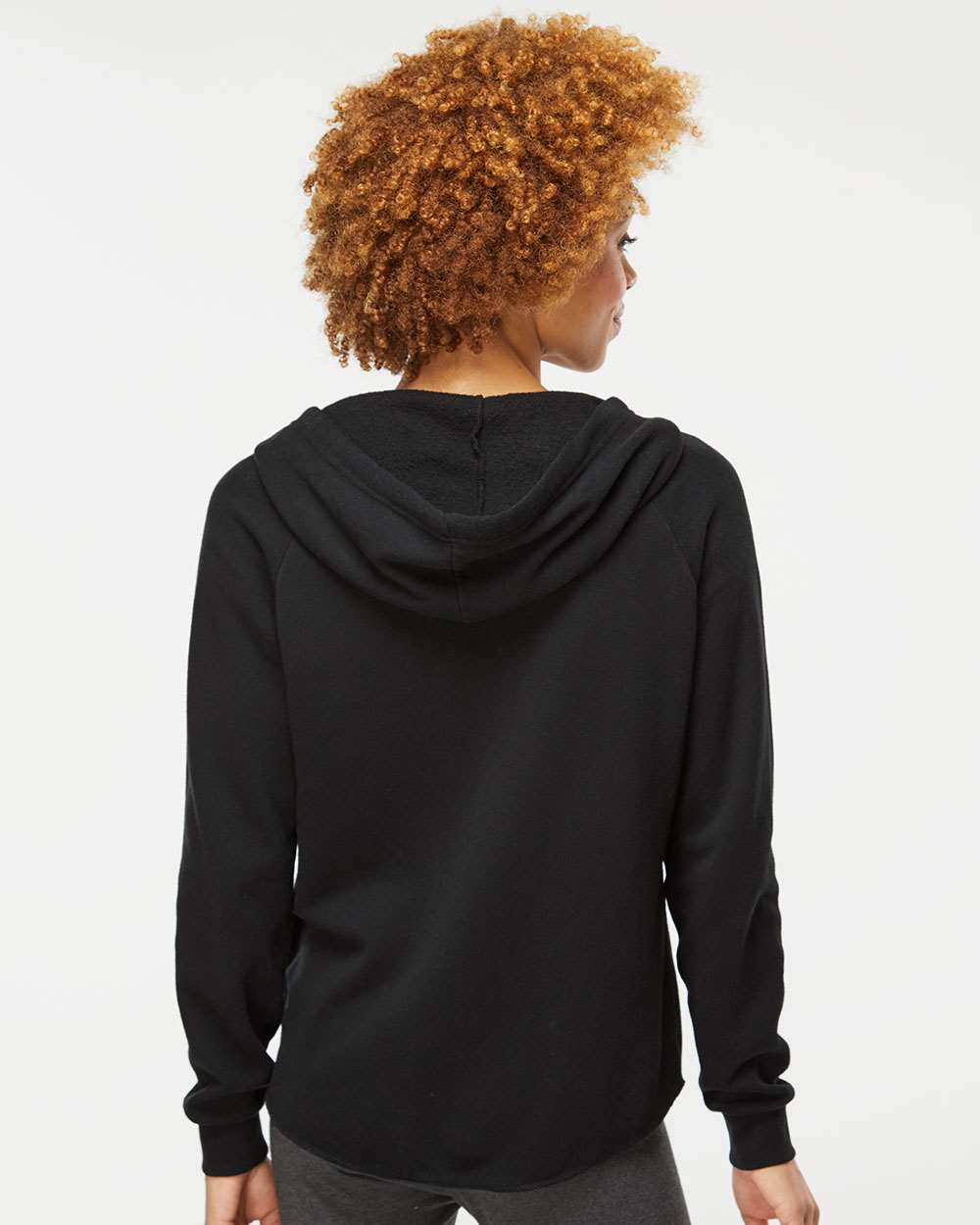 Sudadera con capucha para mujer California Wave Wash con cremallera completa | PRM2500Z