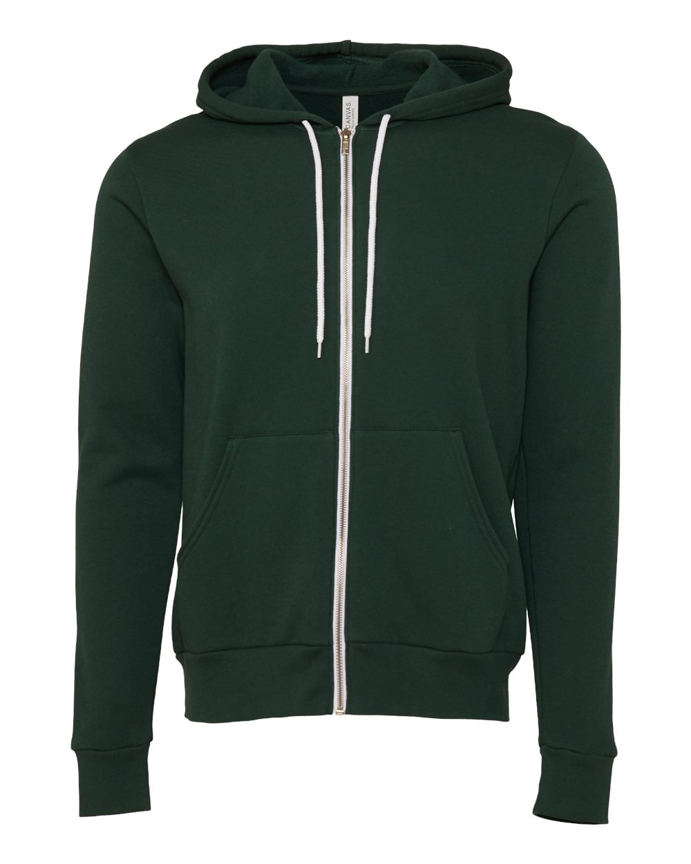 Unisex Sponge Fleece Full-Zip Hoodie Sweatshirt | 3739
