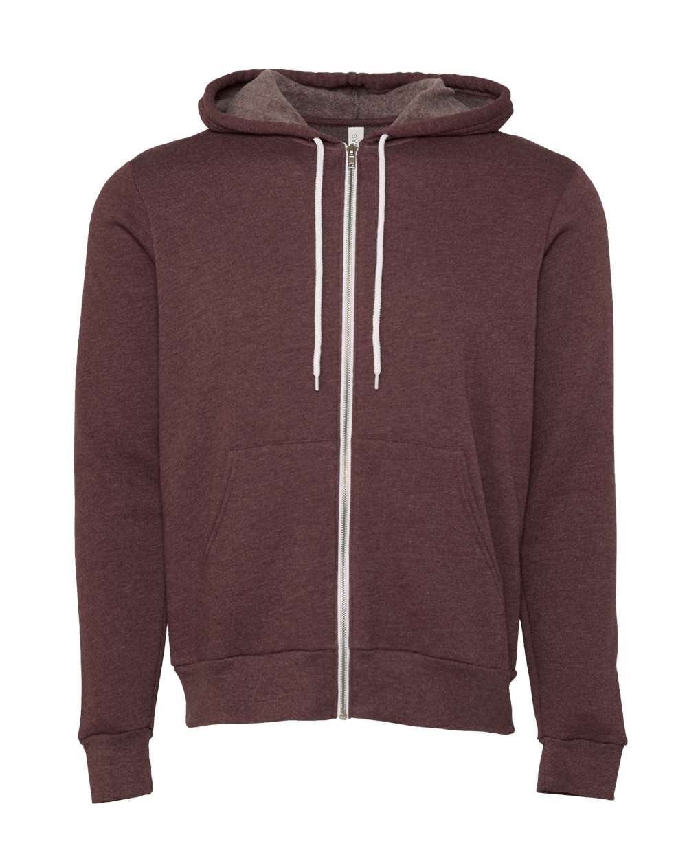 Sudadera con capucha unisex de forro polar esponjoso con cremallera completa | 3739