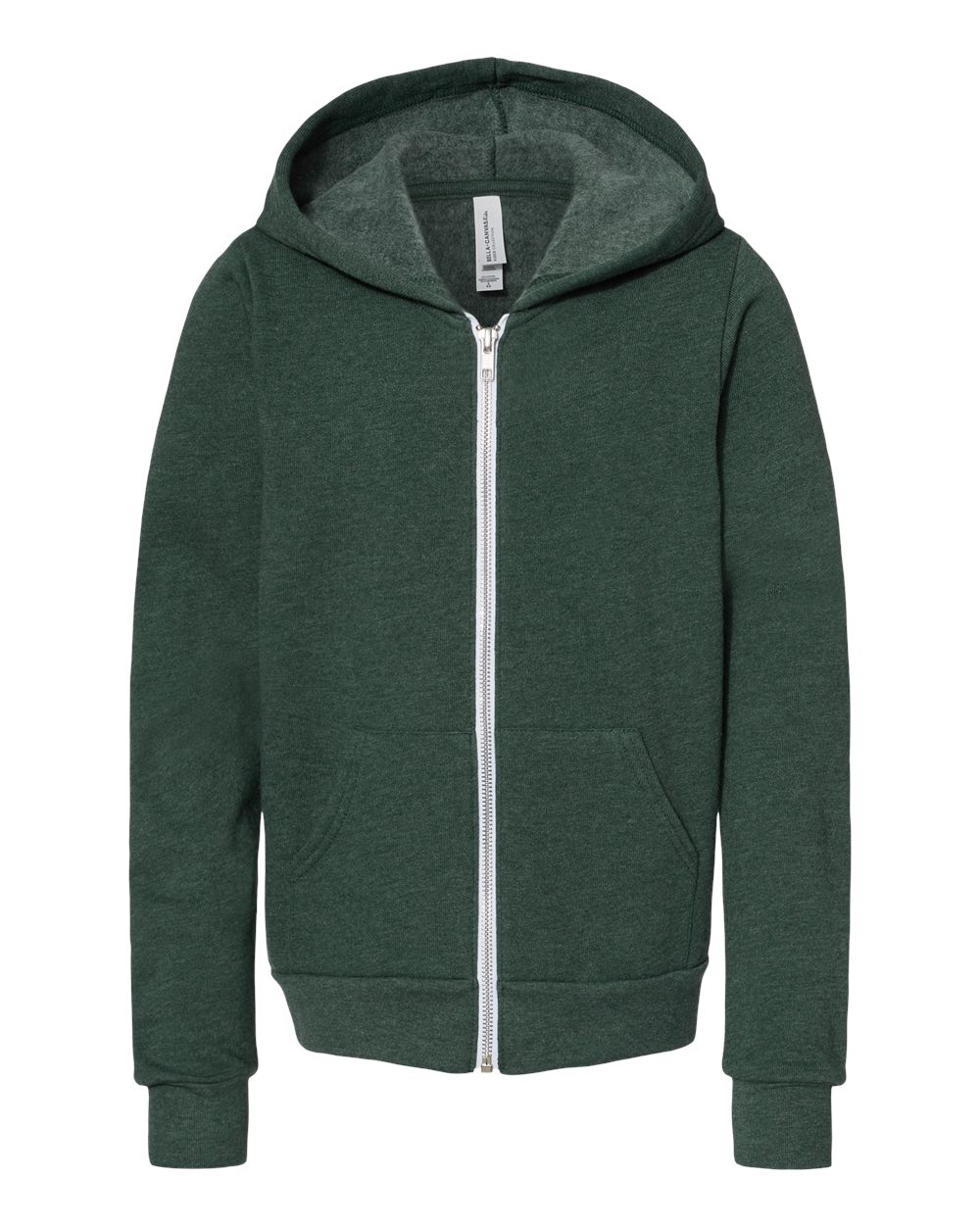 Youth Sponge Fleece Full-Zip Hoodie Sweatshirt | 3739Y