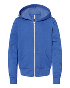 Youth Sponge Fleece Full-Zip Hoodie Sweatshirt | 3739Y
