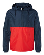 Unisex Lightweight Quarter-Zip Windbreaker Pullover Jacket | EXP54LWP