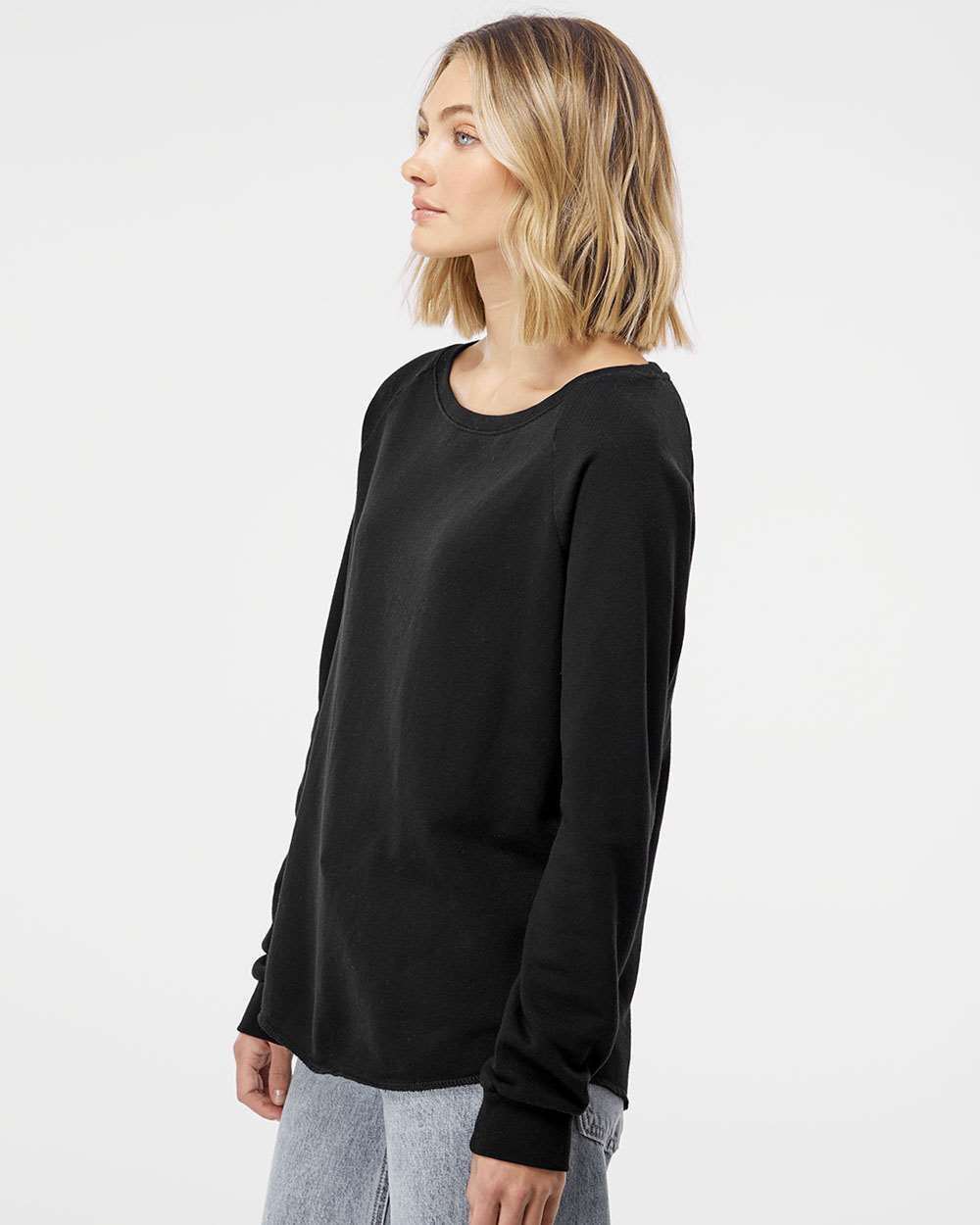 Sudadera para mujer con cuello redondo California Wave Wash | PRM2000