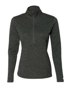 Women's Striated Quarter-Zip Pullover | QZ7EAX