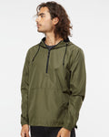 Unisex Lightweight Quarter-Zip Windbreaker Pullover Jacket | EXP54LWP