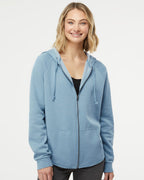 Sudadera con capucha para mujer California Wave Wash con cremallera completa | PRM2500Z
