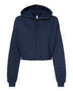 Sudadera con capucha corta de forro polar para mujer | 7502