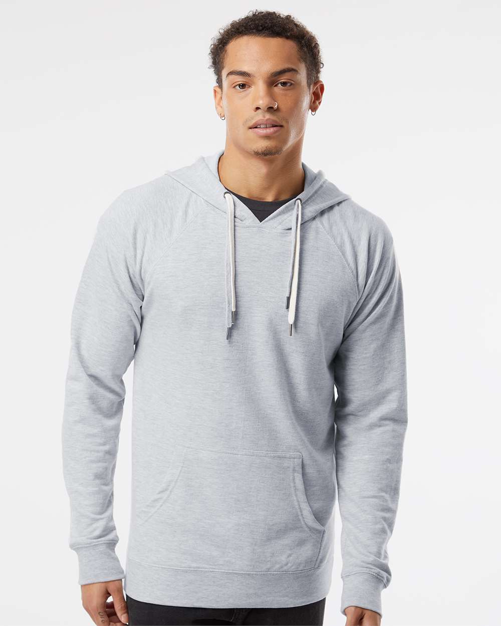 Sudadera con capucha unisex Icon ligera de rizo con bucle | SS1000